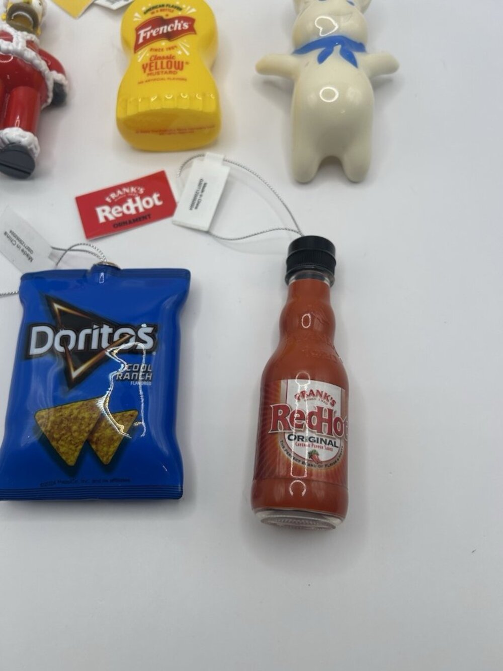 New 2024 French’s Mustard Doritos Pillsbury Dough Christmas Ornament Set Of 5 - Picture 5 of 9